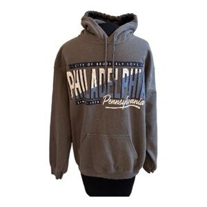 Gildan Philadelphia Graphic Hoodie - Dark Gray